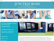 Tablet Screenshot of junctionroadphysio.com.au